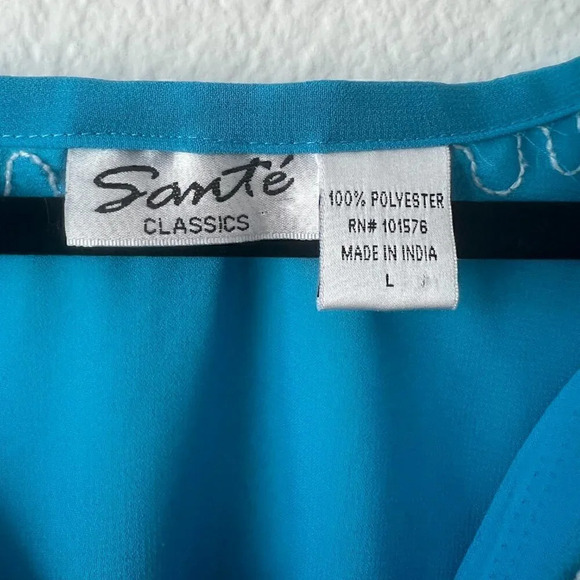 Sante Classic Blue Tunic Size L - Picture 3 of 7